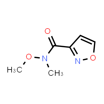 189096-90-0 | N-methoxy-N-methyl-1,2-oxazole-3-carboxamide