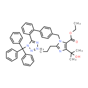 189400-21-3 | 4-(1-Hydroxy-1-methylethyl)-2-propyl-1-[[2'-[(triphenylmethyl)-1H-tetrazol-5-yl][1,1'-biphenyl]-4-yl]methyl]-1H-imidazole-5-carboxylic acid ethyl ester