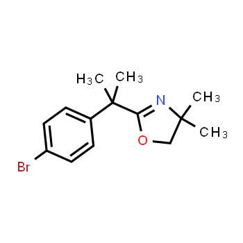 192775-97-6 | 2-[2-(4-bromophenyl)propan-2-yl]-4,4-dimethyl-4,5-dihydro-1,3-oxazole