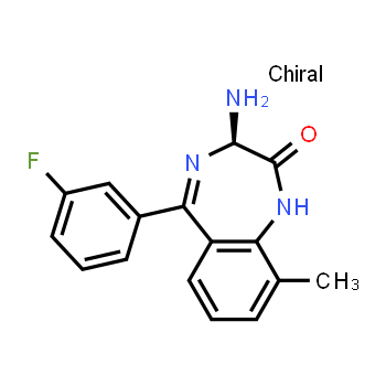 1946010-95-2 | (3R)-3-amino-5-(3-fluorophenyl)-9-methyl-2,3-dihydro-1H-1,4-benzodiazepin-2-one