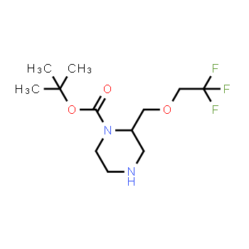 1956331-60-4 | tert-butyl 2-[(2,2,2-trifluoroethoxy)methyl]piperazine-1-carboxylate