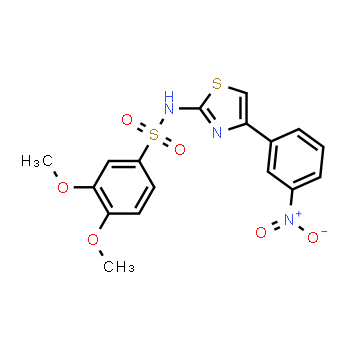 199666-03-0 | 3,4-dimethoxy-N-(4-(3-nitrophenyl)thiazol-2-yl)benzenesulfonamide