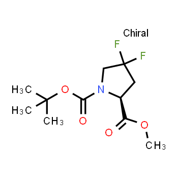 203866-17-5 | 1-tert-butyl 2-methyl (2S)-4,4-difluoropyrrolidine-1,2-dicarboxylate