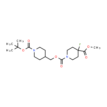 2055839-71-7 | 1-{1-[(tert-butoxy)carbonyl]piperidin-4-yl}methyl 4-methyl 4-fluoropiperidine-1,4-dicarboxylate