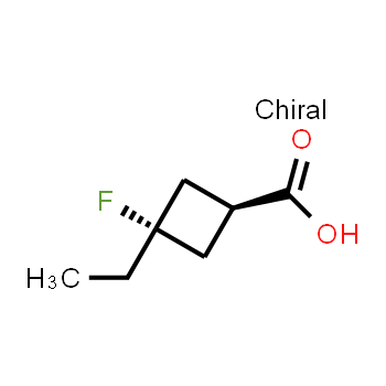 2090251-20-8 | trans-3-ethyl-3-fluorocyclobutane-1-carboxylic acid