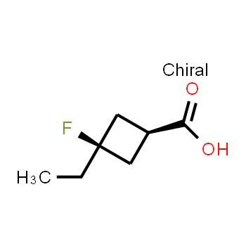 2092452-65-6 | cis-3-ethyl-3-fluorocyclobutane-1-carboxylic acid