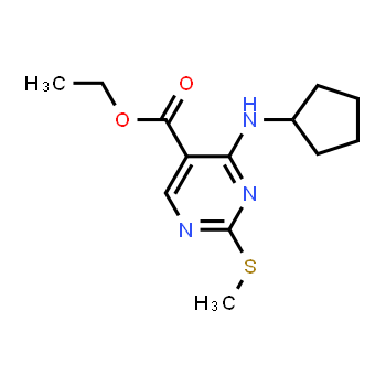 211245-62-4 | 4-Cyclopentylamino-2-methylsulfanylpyrimidine-5-carboxylic acid ethyl ester