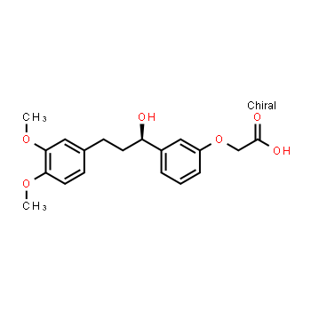 215169-00-9 | (R)-2-(3-(3-(3,4-dimethoxyphenyl)-1-hydroxypropyl)phenoxy)acetic acid