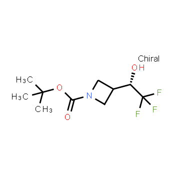 2165695-16-7 | tert-butyl 3-[(1S)-2,2,2-trifluoro-1-hydroxyethyl]azetidine-1-carboxylate