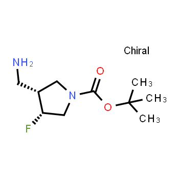 2166198-59-8 | tert-butyl (3R,4R)-3-(aminomethyl)-4-fluoropyrrolidine-1-carboxylate