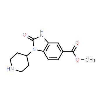 219325-18-5 | methyl 2-oxo-1-(piperidin-4-yl)-2,3-dihydro-1H-benzo[d]imidazole-5-carboxylate