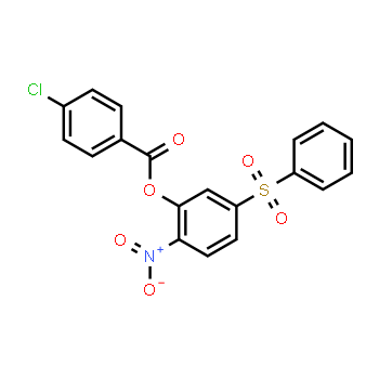 219793-45-0 | 2-nitro-5-(phenylsulfonyl)phenyl 4-chlorobenzoate