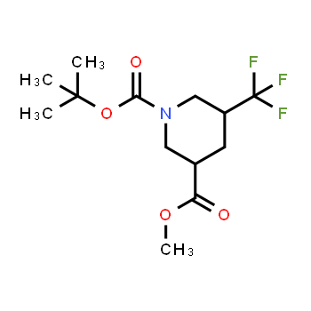 2227206-57-5 | 1-tert-butyl 3-methyl 5-(trifluoromethyl)piperidine-1,3-dicarboxylate