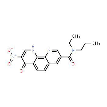 223666-07-7 | N-ethyl-8-nitro-7-oxo-N-propyl-7,10-dihydro-1,10-phenanthroline-3-carboxamide