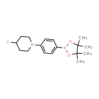 2304634-25-9 | 4-fluoro-1-(4-(4,4,5,5-tetramethyl-1,3,2-dioxaborolan-2-yl)phenyl)piperidine