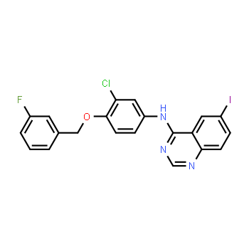 231278-20-9 | N-{3-chloro-4-[(3-fluorophenyl)methoxy]phenyl}-6-iodoquinazolin-4-amine