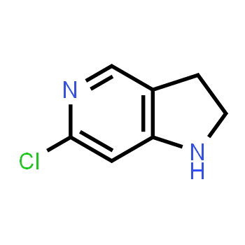 23596-25-0 | 6-Chloro-2,3-dihydro-1H-pyrrolo[3,2-c]pyridine