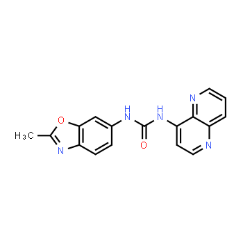 249889-64-3 | 1-(2-methylbenzo[d]oxazol-6-yl)-3-(1,5-naphthyridin-4-yl)urea