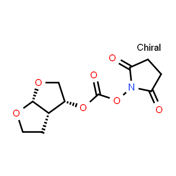 253265-97-3 | 1-({[(3R,3aS,6aR)-hexahydrofuro[2,3-b]furan-3-yloxy]carbonyl}oxy)pyrrolidine-2,5-dione