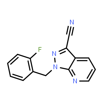 256376-65-5 | 1-[(2-fluorophenyl)methyl]-1H-pyrazolo[3,4-b]pyridine-3-carbonitrile