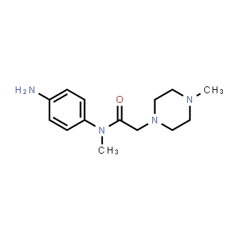 262368-30-9 | N-(4-aminophenyl)-N-methyl-2-(4-methylpiperazin-1-yl)acetamide