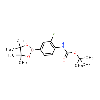 262444-42-8 | tert-butyl 2-fluoro-4-(4,4,5,5-tetramethyl-1,3,2-dioxaborolan-2-yl)phenylcarbamate