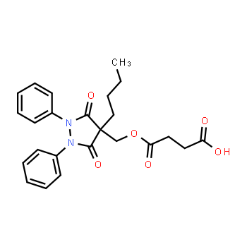 27470-51-5 | 4-((4-butyl-3,5-dioxo-1,2-diphenylpyrazolidin-4-yl)methoxy)-4-oxobutanoic acid