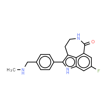 283173-50-2 | 8-FLUOR-2-{4-[(METHYLAMINO)METHYL]FENYL}-1,3,4,5-TETRAHYDRO-6HAZEPINO[5,4,3-CD]INDOOL-6-ON