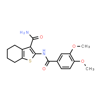 301305-73-7 | 2-(3,4-dimethoxybenzamido)-4,5,6,7-tetrahydrobenzo[b]thiophene-3-carboxamide