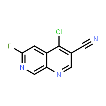 305371-18-0 | 4-chloro-6-fluoro-1,7-naphthyridine-3-carbonitrile