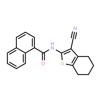 312917-14-9 | N-(3-cyano-4,5,6,7-tetrahydrobenzo[b]thiophen-2-yl)-1-naphthamide