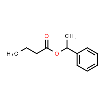 3460-44-4 | 1-phenylethyl butyrate