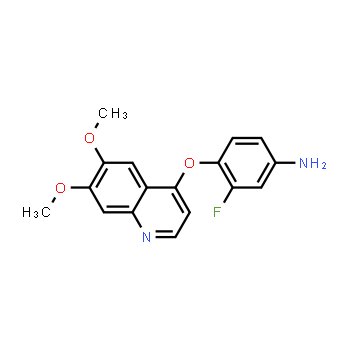 347161-74-4 | 4-[(6,7-dimethoxyquinolin-4-yl)oxy]-3-fluoroaniline