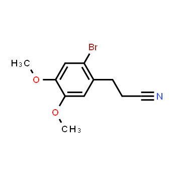 35249-62-8 | 2-Bromo-4,5-dimethoxy-benzenepropanenitrile