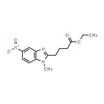 3543-72-4 | ethyl 4-(1-methyl-5-nitro-1H-benzo[d]imidazol-2-yl)butanoate