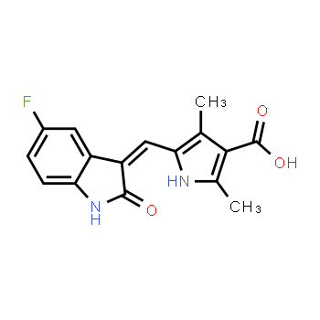 356068-93-4 | 5-((Z)-(5-Fluoro-2-oxoindolin-3-ylidene)methyl)-2,4-dimethyl-1H-pyrrole-3-carboxylic acid