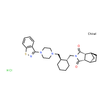 367514-88-3 | (3aR,4S,7R,7aS)-2-[(1R,2R)-2-[4-(1,2-Benzisothiazol-3-yl)piperazin-1-ylmethyl]cyclohexylmethyl]hexahydro-1H-4,7-methanoisoindole-1,3-dione hydrochloride