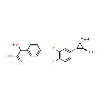 376608-71-8 | (1R,2S)-2-(3,4-difluorophenyl)cyclopropan-1-amine; (2R)-2-hydroxy-2-phenylacetic acid