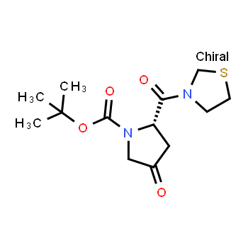 401564-36-1 | 1-Pyrrolidinecarboxylic acid, 4-oxo-2-(3-thiazolidinylcarbonyl)-,1,1-dimethylethyl ester, (2S)-