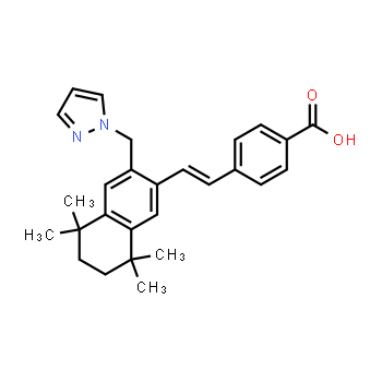 410528-02-8 | (E)-4-(2-(3-((1H-pyrazol-1-yl)methyl)-5,5,8,8-tetramethyl-5,6,7,8-tetrahydronaphthalen-2-yl)vinyl)benzoic acid