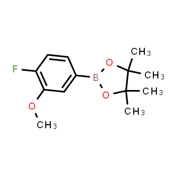 425378-85-4 | 2-(4-fluoro-3-methoxyphenyl)-4,4,5,5-tetramethyl-1,3,2-dioxaborolane