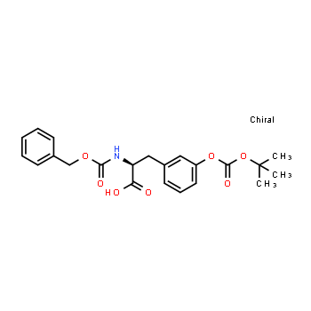 428874-19-5 | (S)-2-(((benzyloxy)carbonyl)amino)-3-(3-((tert-butoxycarbonyl)oxy)phenyl)propanoic acid