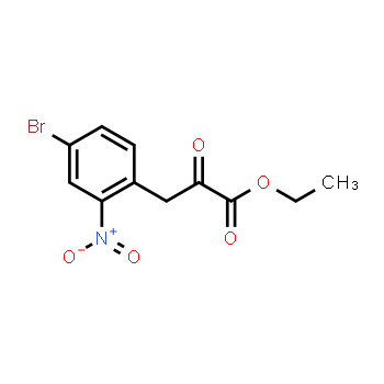 442521-40-6 | Benzenepropanoic acid, 4-​bromo-​2-​nitro-​α-​oxo-​, ethyl ester