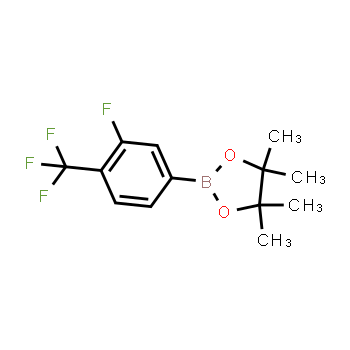 445303-67-3 | 2-(3-fluoro-4-(trifluoromethyl)phenyl)-4,4,5,5-tetramethyl-1,3,2-dioxaborolane