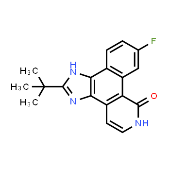 457081-03-7 | 4-tert-butyl-15-fluoro-3,5,10-triazatetracyclo[11.4.0.0²,⁶.0⁷,¹²]heptadeca-1(13),2(6),4,7(12),8,14,16-heptaen-11-one