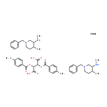 477600-71-8 | (3R,4R)-1-Benzyl-N,4-dimethylpiperidin-3-amine ((2R,3R)-2,3-bis((4-methylbenzoyl)oxy)succinate) (2:1)