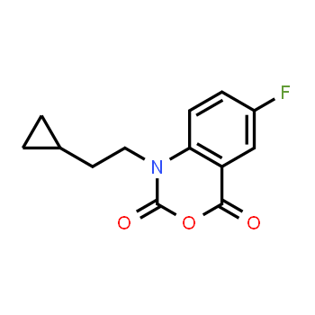 477933-12-3 | 1-(2-CYCLOPROPYL-ETHYL)-6-FLUORO-1H-BENZO[D][1,3]OXAZINE-2,4-DIONE