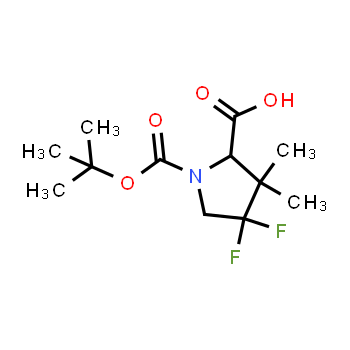 478698-32-7 | 1-[(tert-butoxy)carbonyl]-4,4-difluoro-3,3-dimethylpyrrolidine-2-carboxylic acid