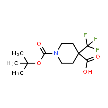 495415-51-5 | 1-[(tert-butoxy)carbonyl]-4-(trifluoromethyl)piperidine-4-carboxylic acid