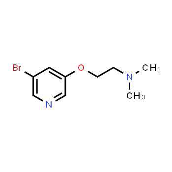 497948-85-3 | 2-((5-bromopyridin-3-yl)oxy)-N,N-dimethylethanamine